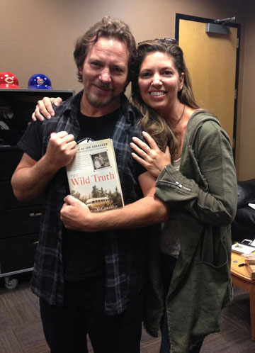 Carine with Eddie Vedder